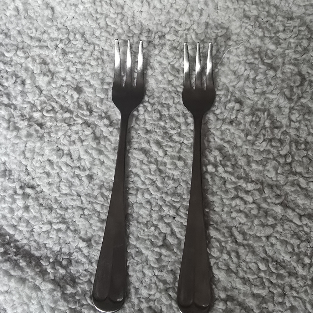 Silver Flatware Dining Forks Set